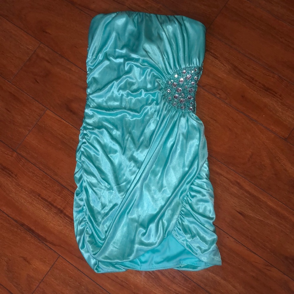 Turquoise dress